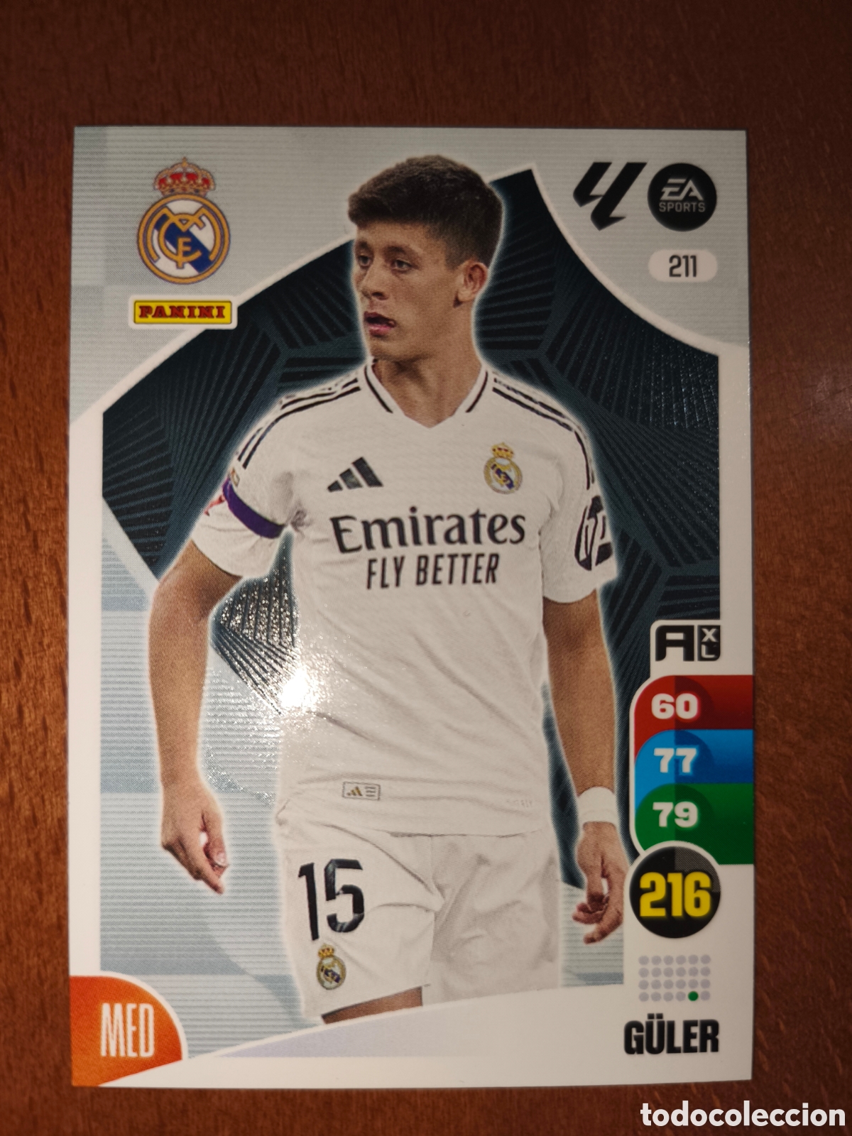 Football Stickers: Guler n&deg;211 Adrenalyn XL 24/25 Real Madrid
