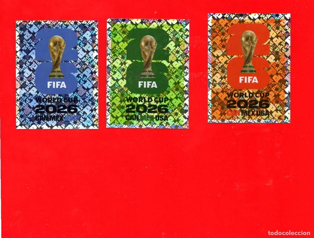 Football Stickers: FWC 6 7 8 LOGO COPA MUNDIAL - FIFA MUNDIAL WORLD CUP 26 2026 FWC6 FWC7 FWC8
