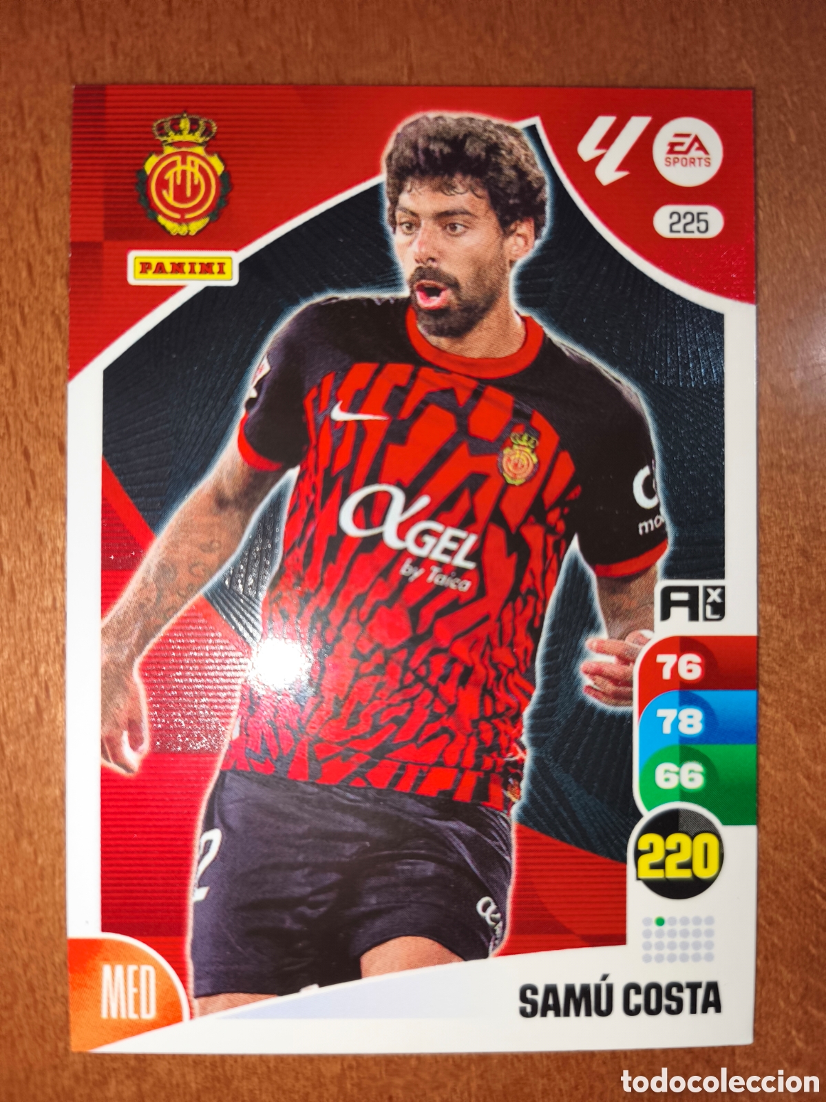 Cromos de Futebol: Samu Costa n&deg;225 Adrenalyn XL 24/25 Real Mallorca