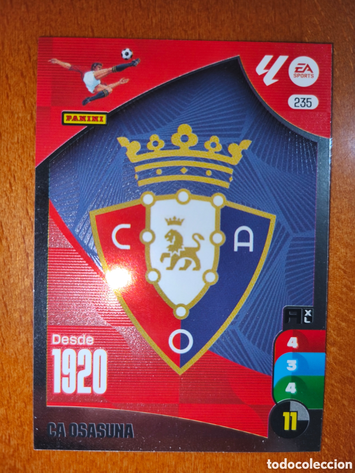 Cromos de Futebol: Escudo CA Osasuna n&deg;235 Adrenalyn XL 24/25