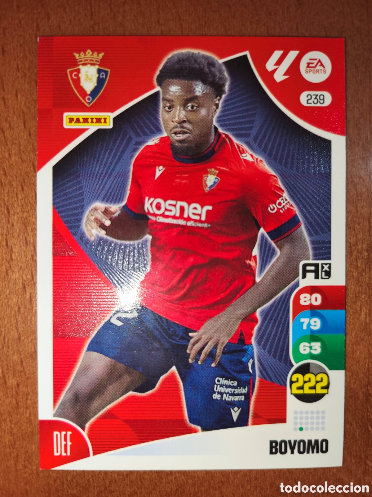 Fu&szlig;ball-Sticker: Boyomo n&deg;239 Adrenalyn XL 24/25 Osasuna
