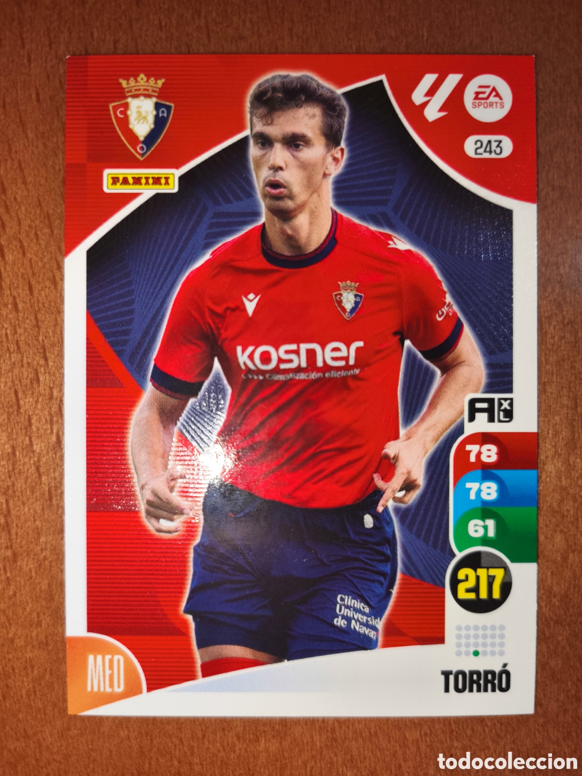Cromos de Futebol: Torr&oacute; n&deg;243 Adrenalyn XL 24/25 Osasuna