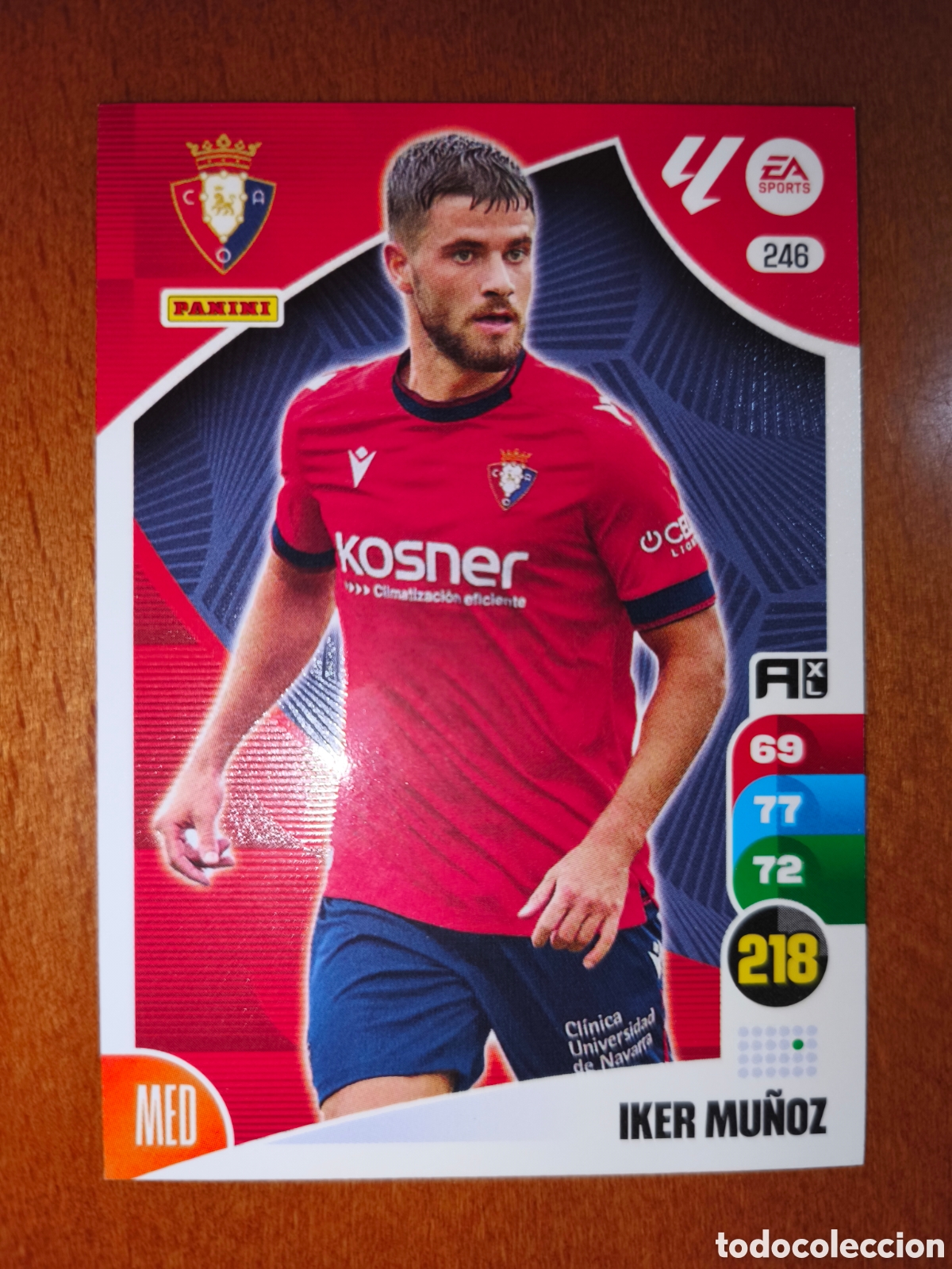 Cromos de Futebol: Iker Mu&ntilde;oz n&deg;246 Adrenalyn XL 24/25 Osasuna