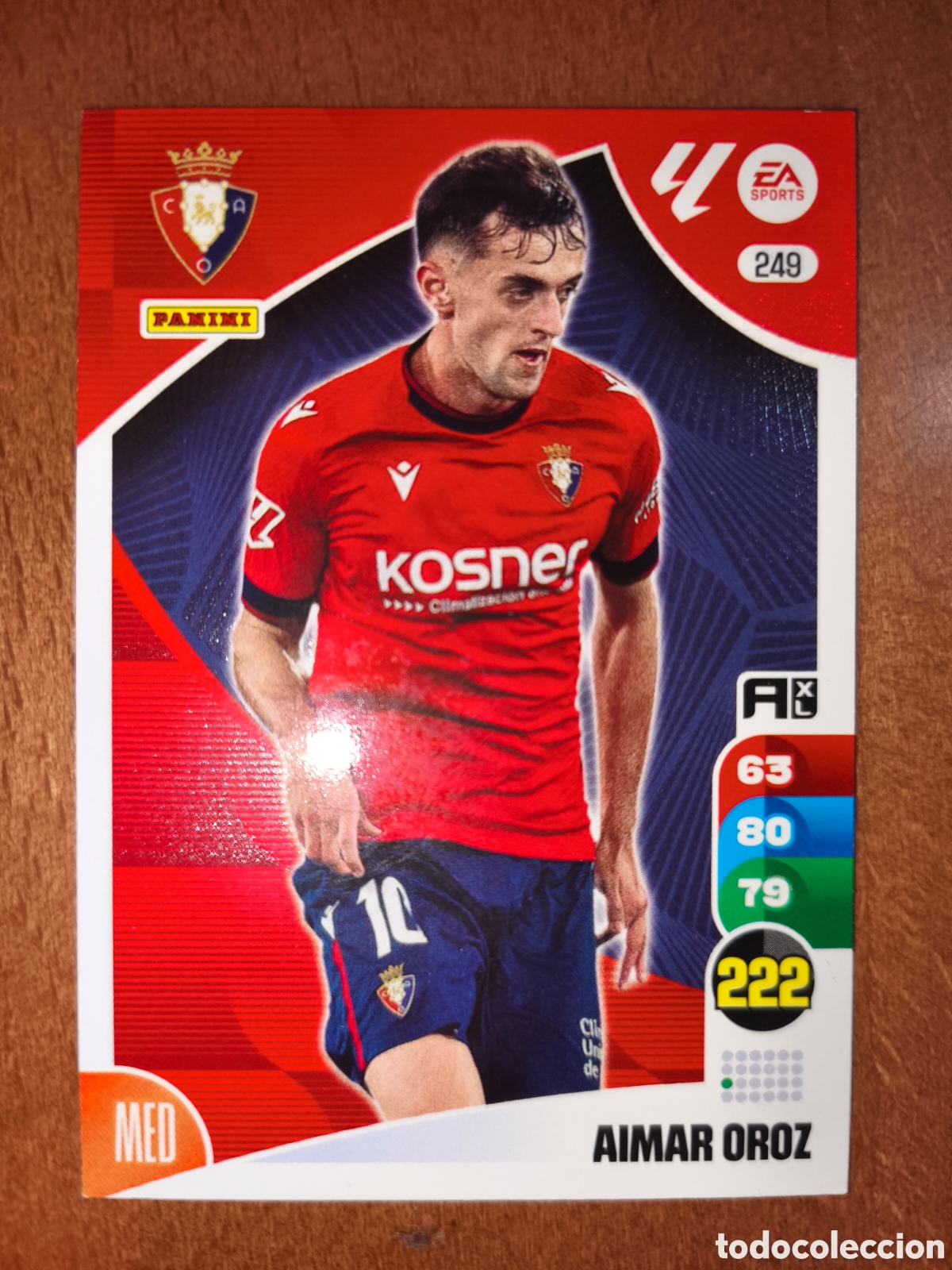 Cromos de Futebol: Aimar Oroz n&deg;249 Adrenalyn XL 24/25 Osasuna
