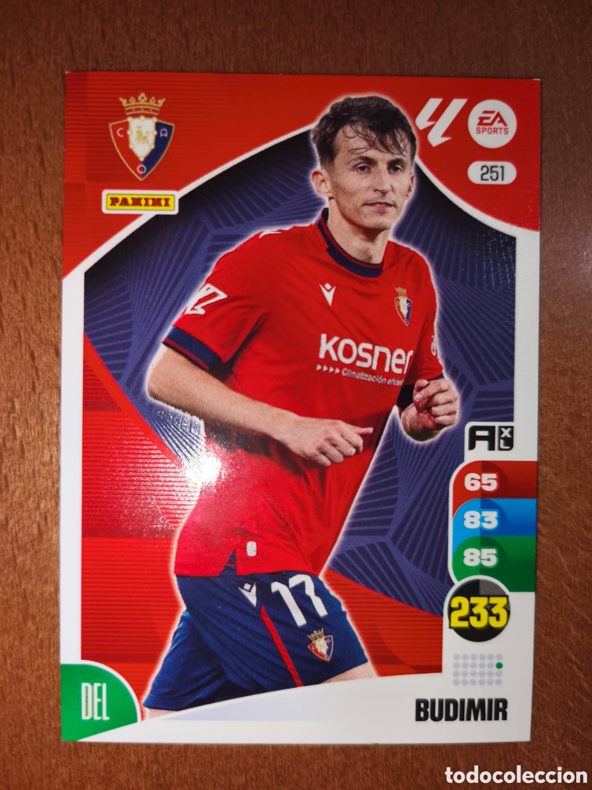 Cromos de Futebol: Budimir n&deg;251 Adrenalyn XL 24/25 Osasuna