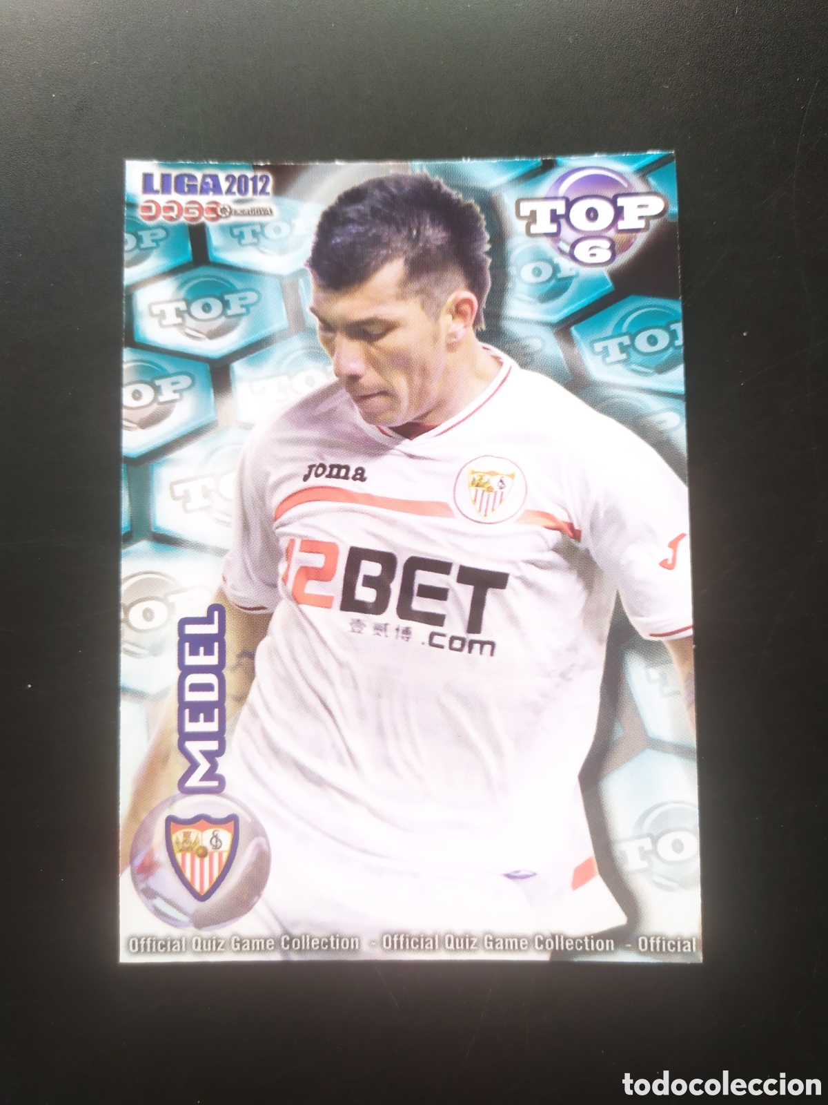 Cromos de Futebol: Mundicromo fichas Liga 2011 2012 11 12 Medel top mate n&deg; 590 Sevilla