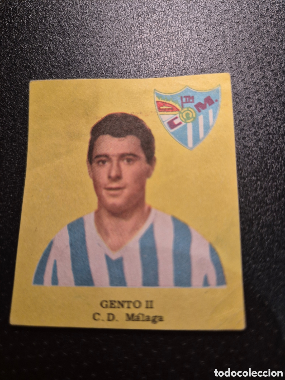 Cromos de Futebol: GENTO II C D MALAGA FUTBOL 1963 DISGRA FHER