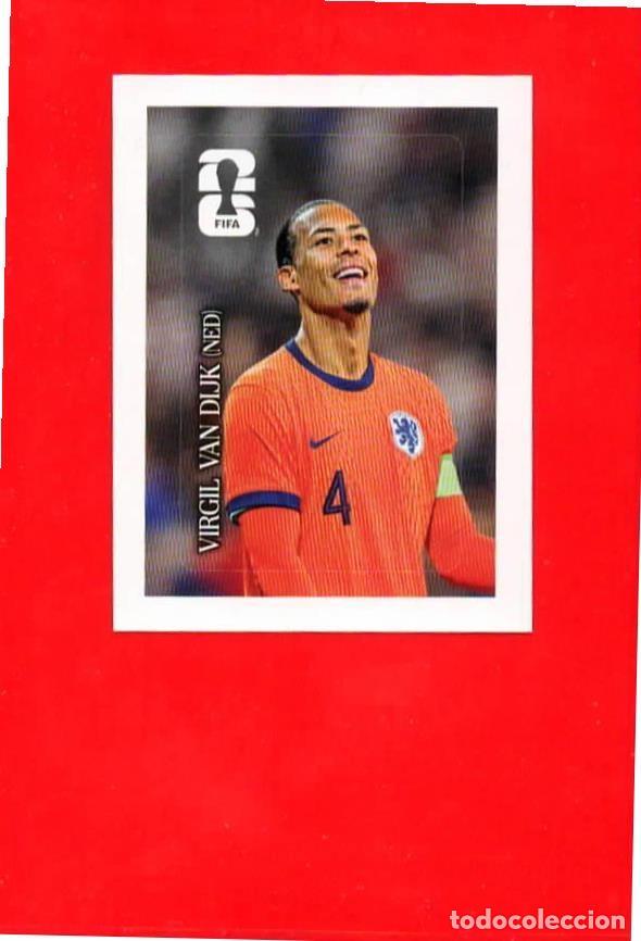 Cromos de Futebol: CC6 Virgil van Dijk - Paises Bajos - Coca Cola / Europa - World Cup 2026 Sticker Mundial CC 6