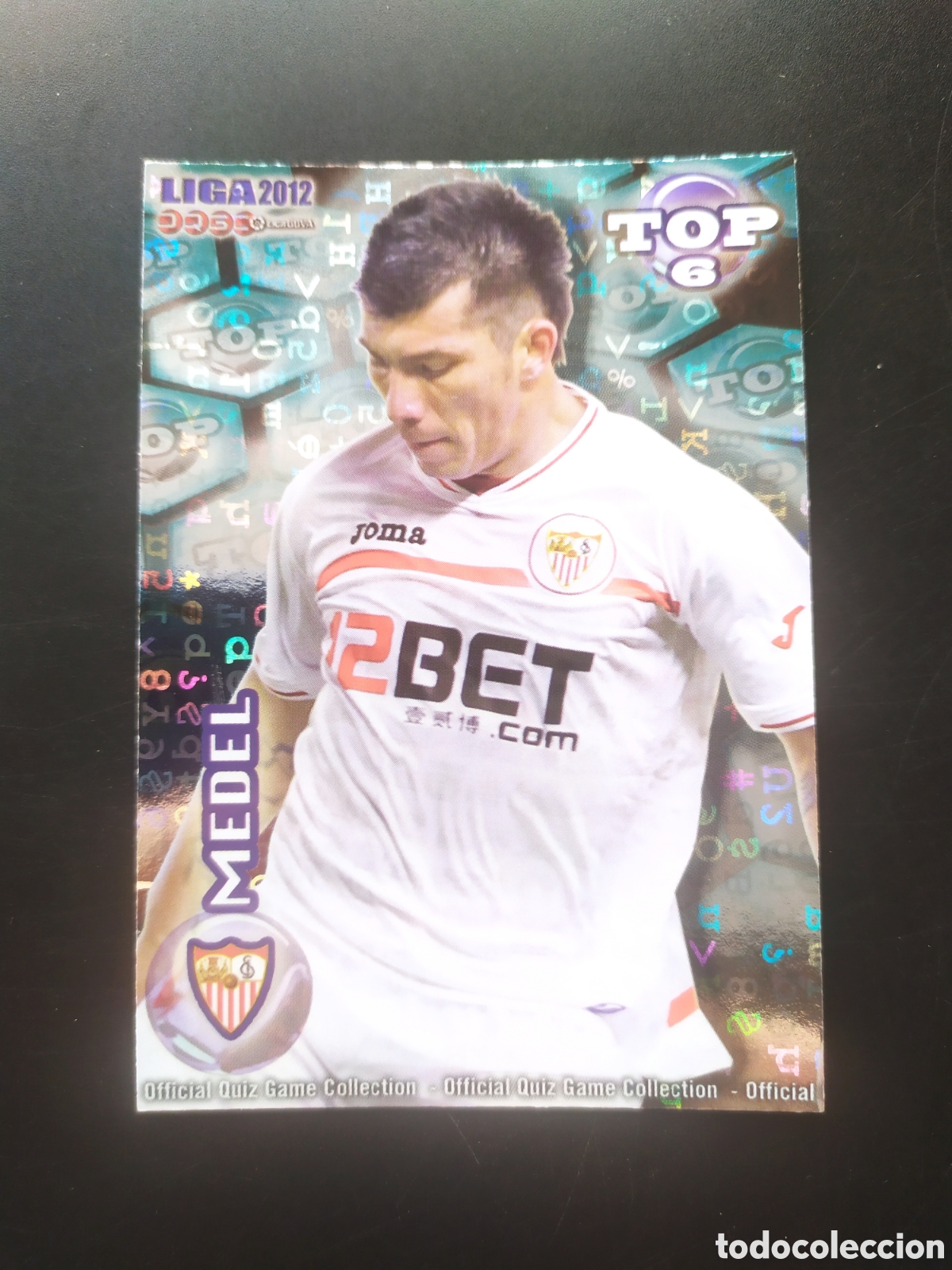Cromos de Futebol: Mundicromo fichas Liga 2011 2012 11 12 Medel top brillo letras n&deg; 590 Sevilla