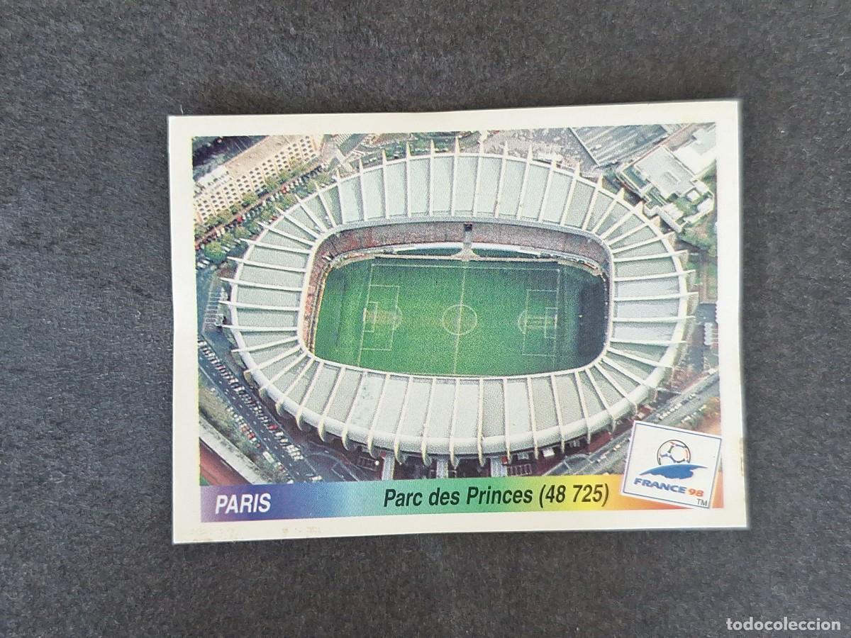 Football Stickers: L1 ESTADIO PARQUE DE LOS PRINCIPES 5 MUNDIAL FRANCIA 98 1998 PANINI NUNCA PEGADO SIN PEGAR
