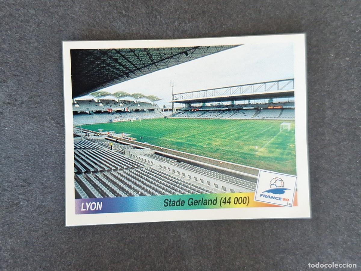 Football Stickers: L1 ESTADIO ESTADIO GERLAND 7 MUNDIAL FRANCIA 98 1998 PANINI NUNCA PEGADO SIN PEGAR