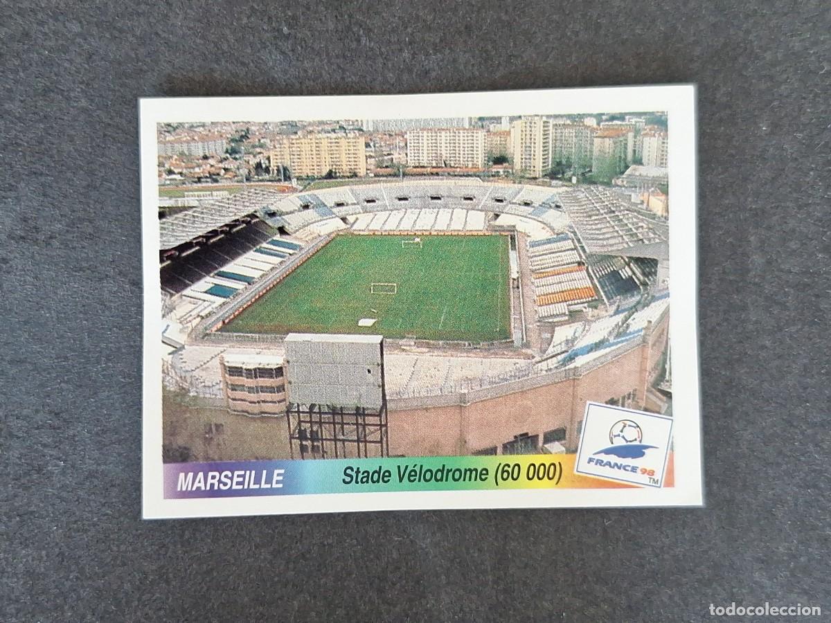 Football Stickers: L1 ESTADIO ESTADIO VELODROMO 9 MUNDIAL FRANCIA 98 1998 PANINI NUNCA PEGADO SIN PEGAR