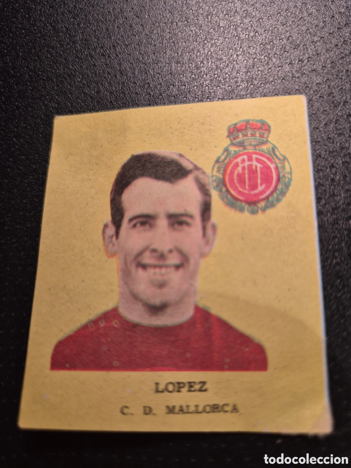 Football Stickers: LOPEZ C D MALLORCA FUTBOL 1963 DISGRA FHER