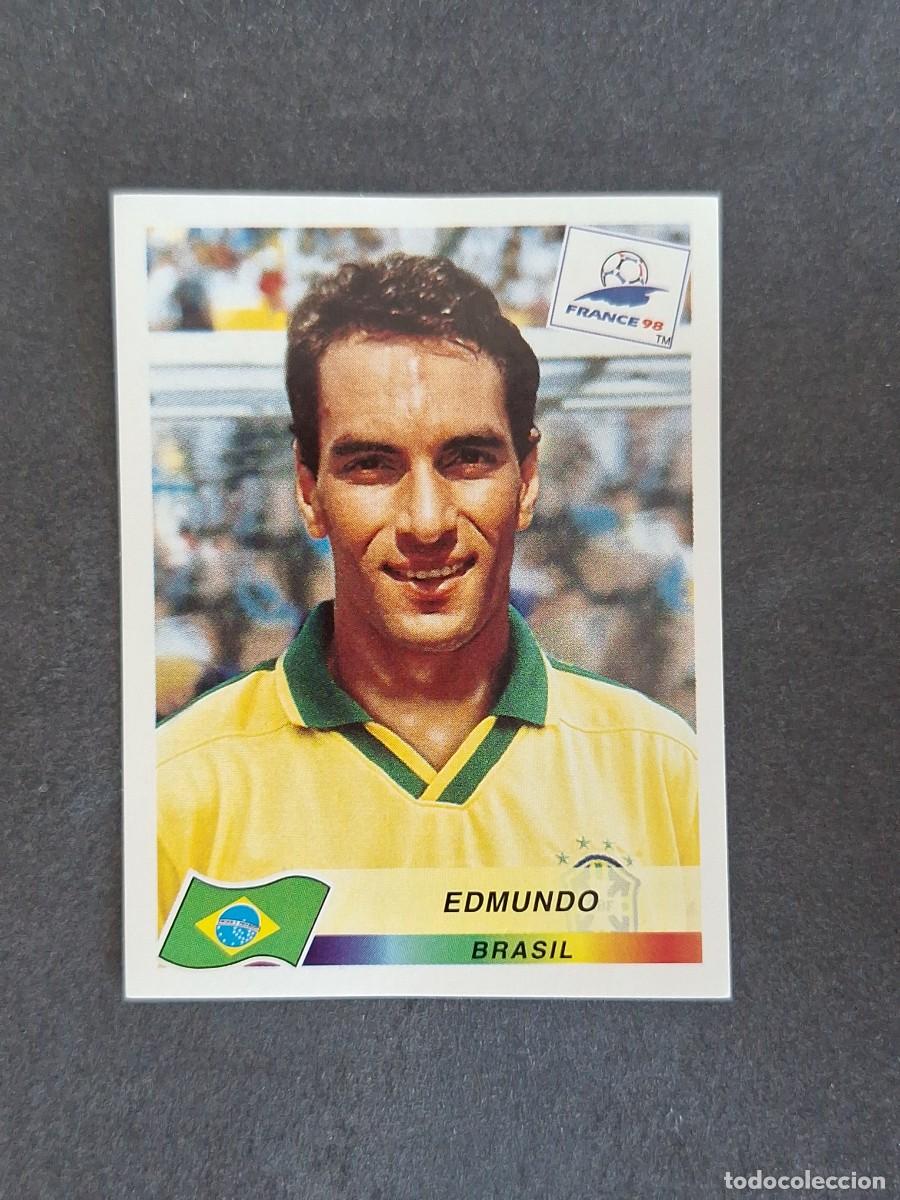 Figurine di Calcio: L1 EDMUNDO SELECCION BRASIL 27 MUNDIAL FRANCIA 98 1998 PANINI NUNCA PEGADO SIN PEGAR