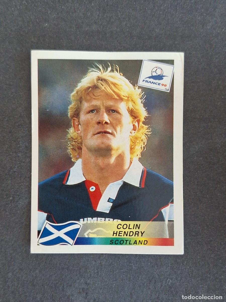 Cartes &agrave; collectionner de Football: L1 COLIN HENDRY SELECCION ESCOCIA 36 MUNDIAL FRANCIA 98 1998 PANINI NUNCA PEGADO SIN PEGAR