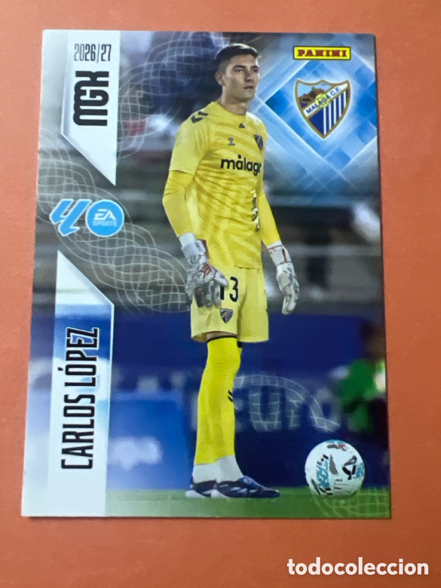 Fu&szlig;ball-Sticker: C279. 237 Carlos L&oacute;pez, M&aacute;laga CF, Panini Megacracks MGK 2026 2027 26 27