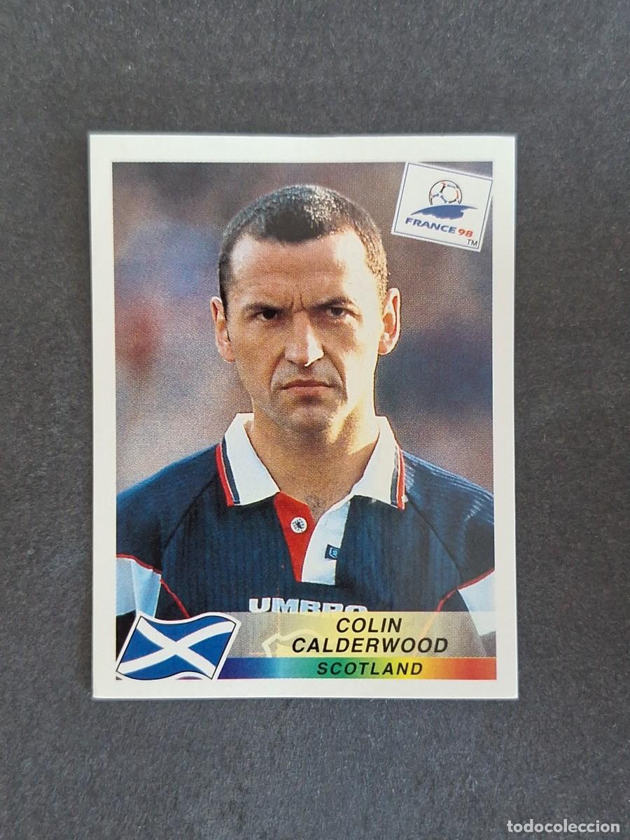 Cartes &agrave; collectionner de Football: L1 COLIN CALDERWOOD SELECCION ESCOCIA 37 MUNDIAL FRANCIA 98 1998 PANINI NUNCA PEGADO SIN PEGAR
