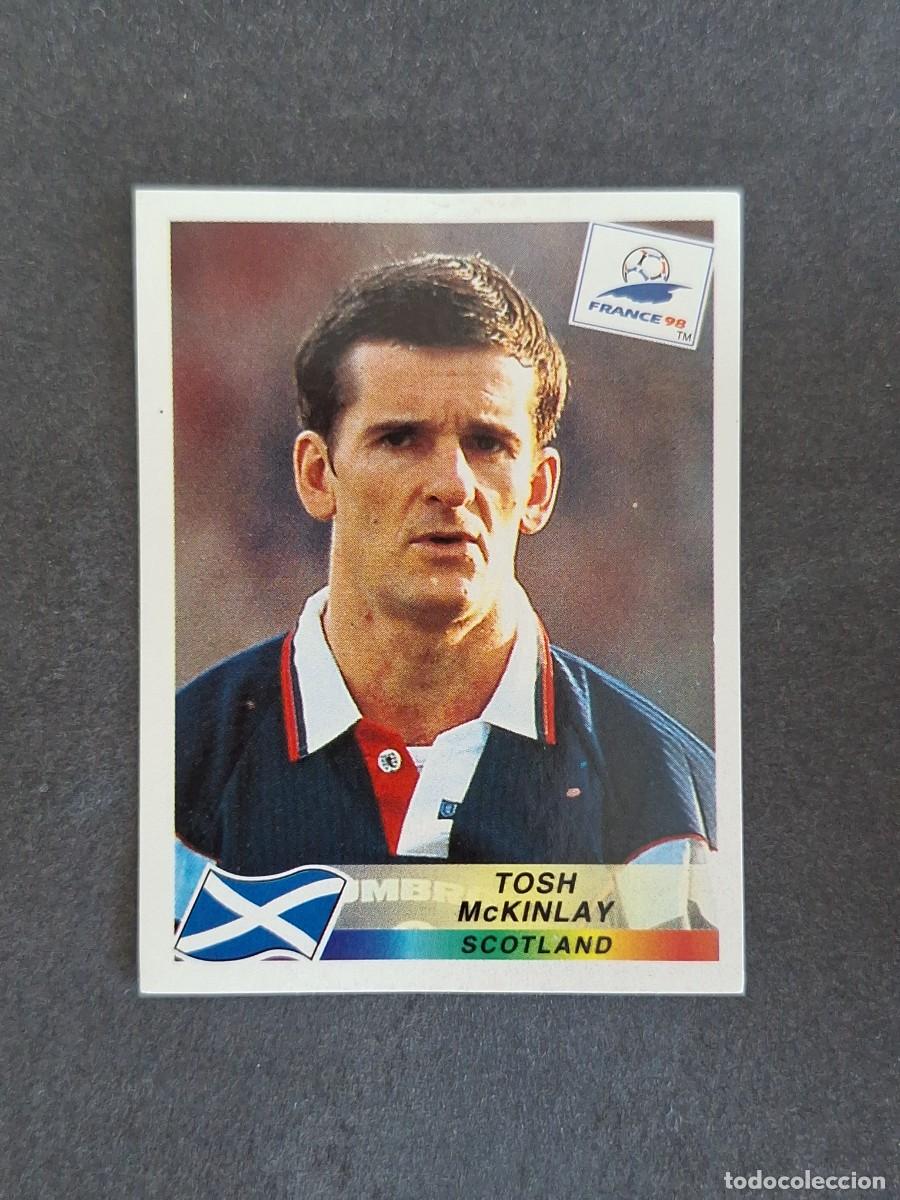 Cartes &agrave; collectionner de Football: L1 TOSH McKINLAY SELECCION ESCOCIA 38 MUNDIAL FRANCIA 98 1998 PANINI NUNCA PEGADO SIN PEGAR