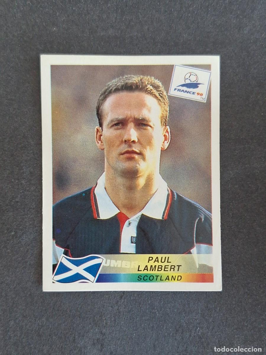 Cartes &agrave; collectionner de Football: L1 PAUL LAMBERT SELECCION ESCOCIA 41 MUNDIAL FRANCIA 98 1998 PANINI NUNCA PEGADO SIN PEGAR