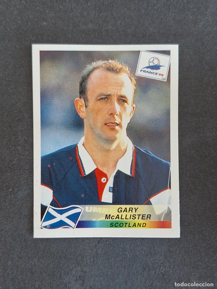 Cartes &agrave; collectionner de Football: L1 GARY McALLISTER SELECCION ESCOCIA 42 MUNDIAL FRANCIA 98 1998 PANINI NUNCA PEGADO SIN PEGAR
