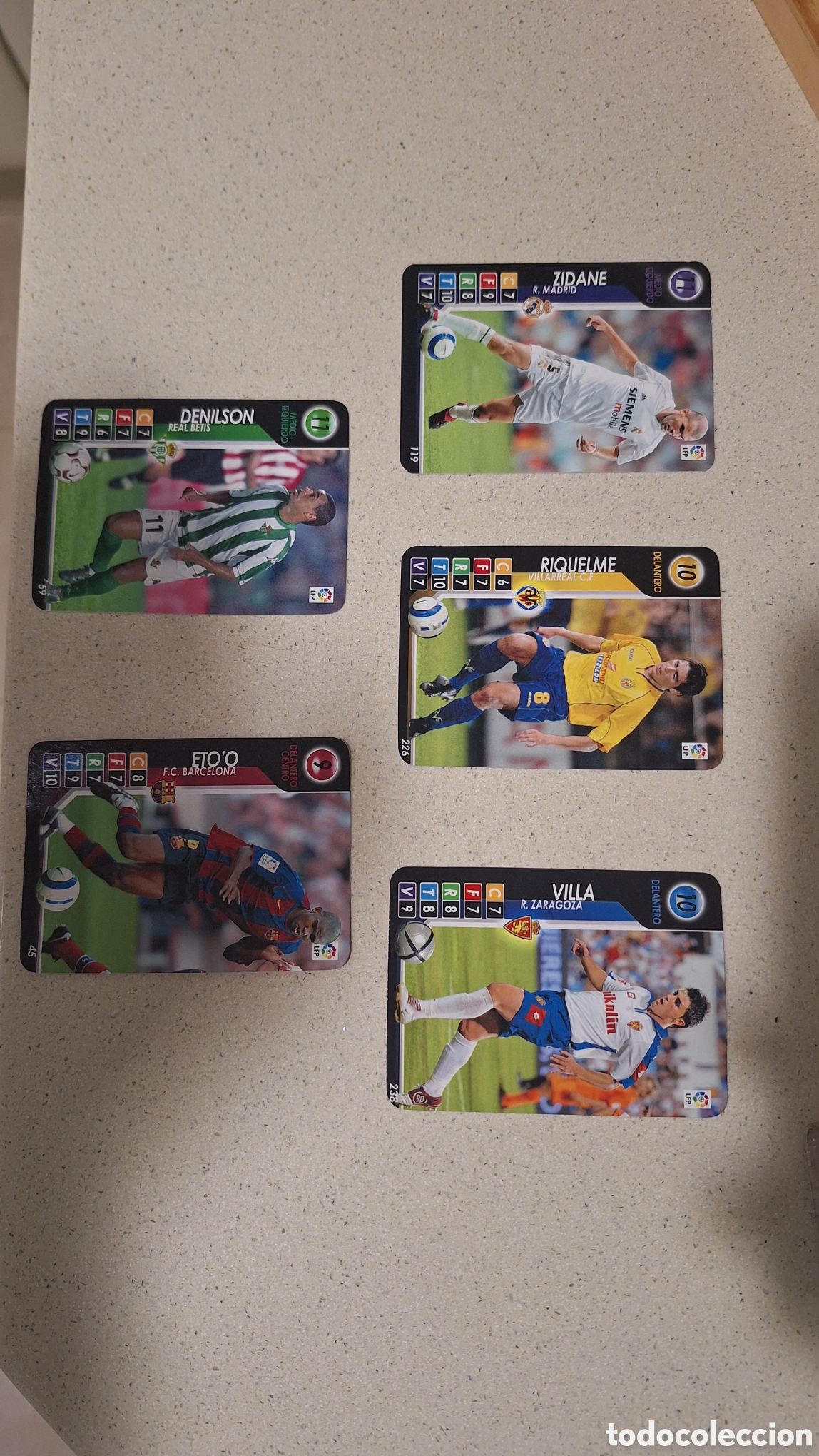 Fu&szlig;ball-Sticker: Cromos jugadores legendarios coleccion derby total 2004 2005