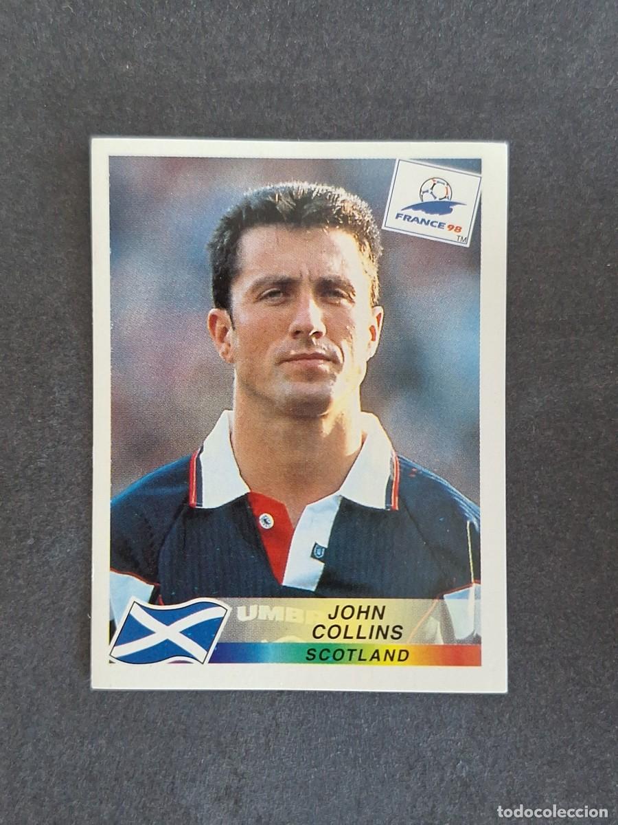 Cartes &agrave; collectionner de Football: L1 JOHN COLLINS SELECCION ESCOCIA 43 MUNDIAL FRANCIA 98 1998 PANINI NUNCA PEGADO SIN PEGAR