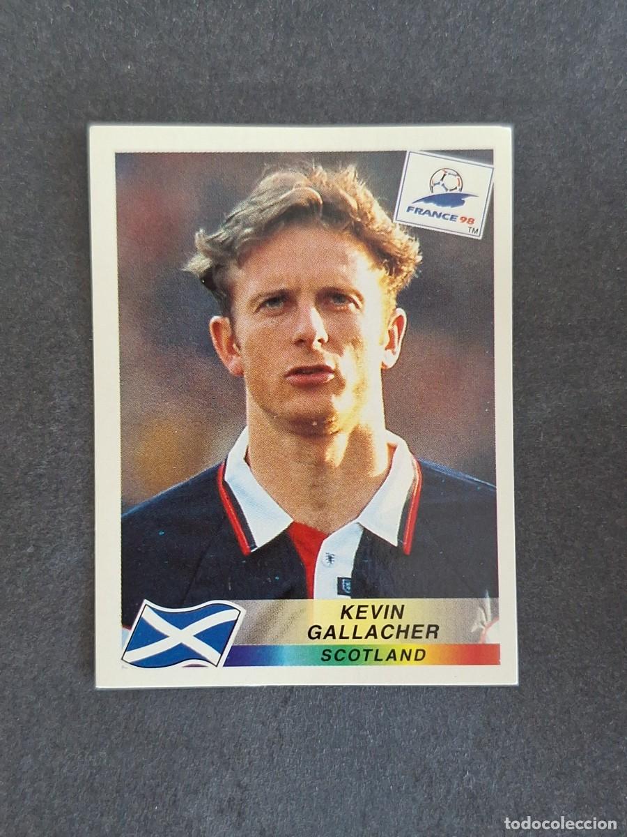 Cromos de f&uacute;tbol: L1 KEVIN GALLACHER SELECCION ESCOCIA 47 MUNDIAL FRANCIA 98 1998 PANINI NUNCA PEGADO SIN PEGAR