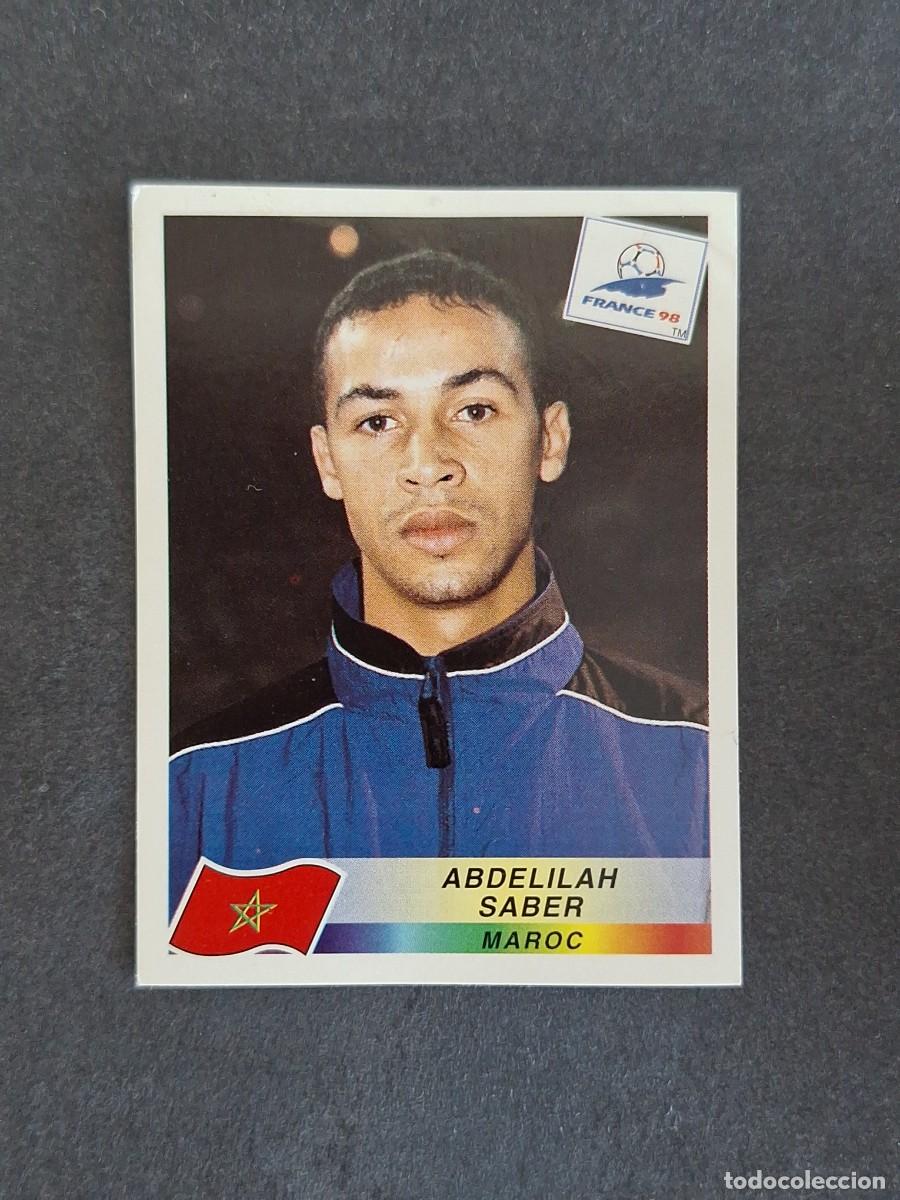 Figurine di Calcio: L1 ABDELILAH SABER SELECCION MARRUECOS 52 MUNDIAL FRANCIA 98 1998 PANINI NUNCA PEGADO SIN PEGAR