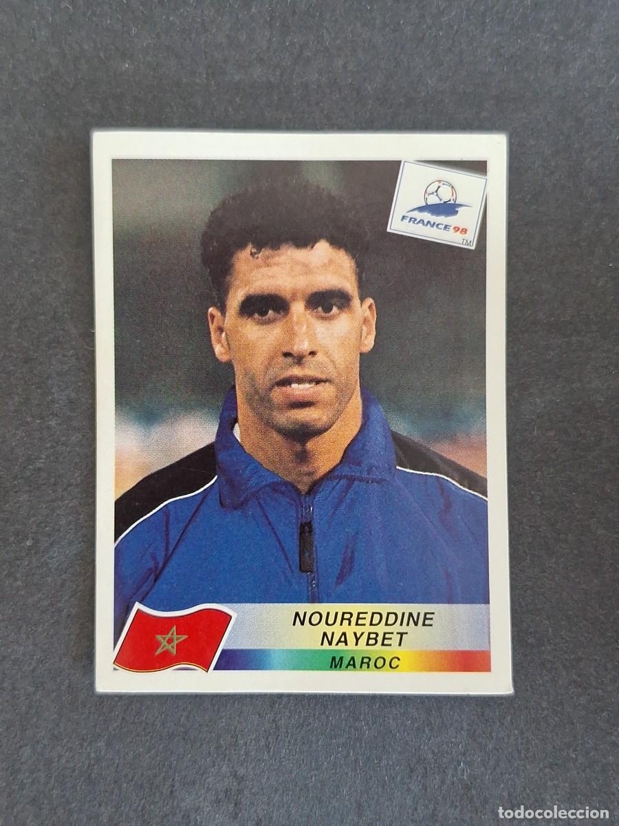 Figurine di Calcio: L1 NOUREDDINE NAYBET SELECCION MARRUECOS 54 MUNDIAL FRANCIA 98 1998 PANINI NUNCA PEGADO SIN PEGAR