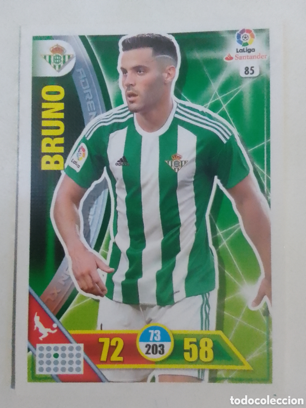 Cromos de f&uacute;tbol: Adrenalyn XL 2016-17 n&deg; 85 Bruno &bull; Betis.