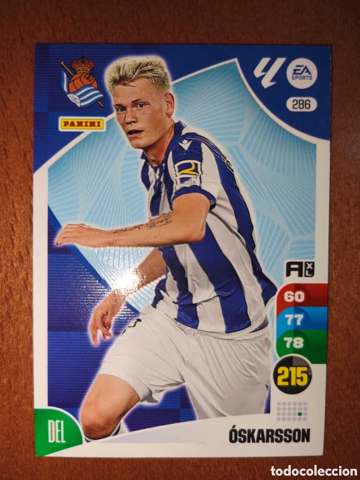 Cartes &agrave; collectionner de Football: Oskarsson n&deg;286 Adrenalyn XL 24/25 Real Sociedad