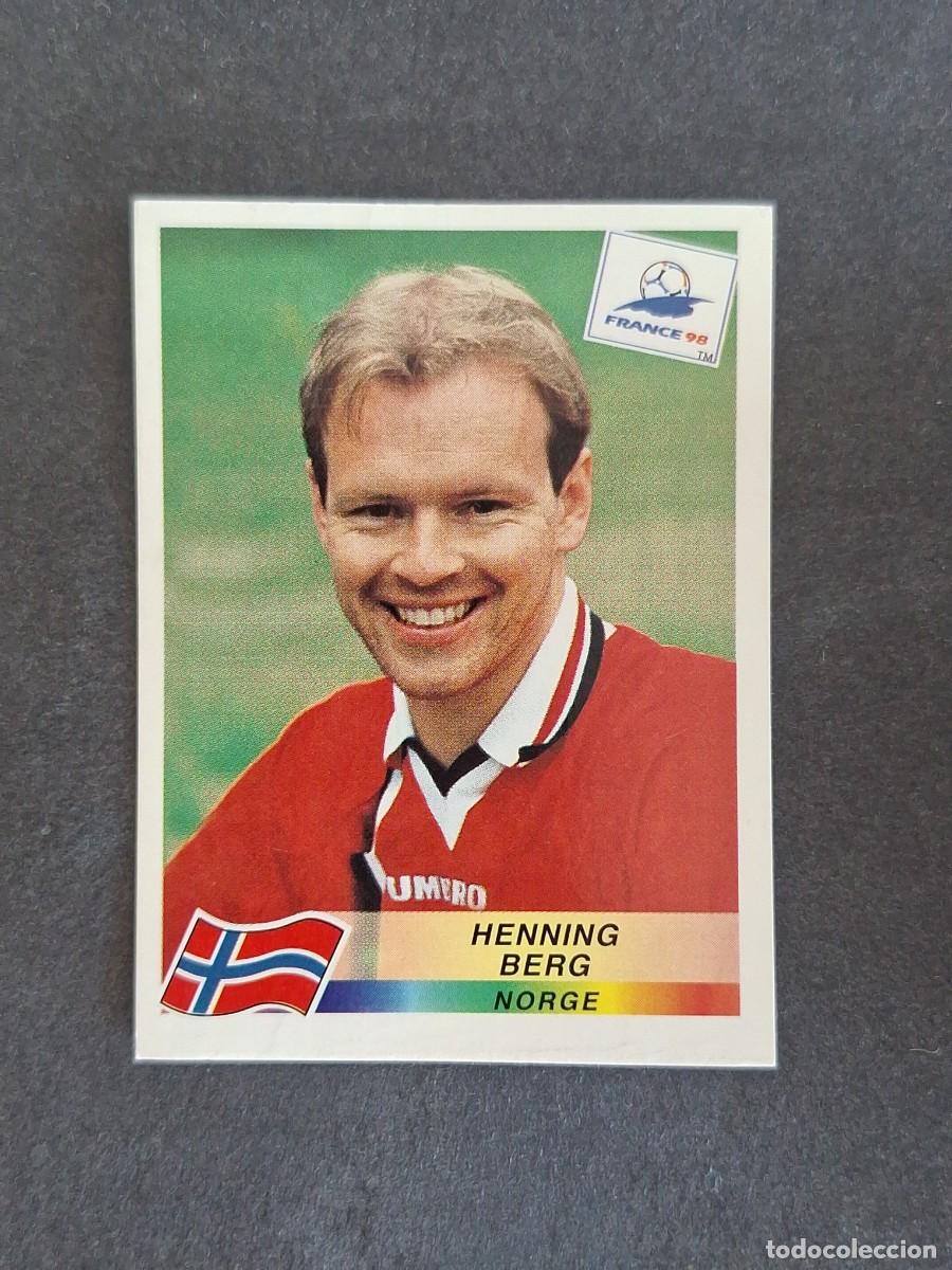 Cromos de f&uacute;tbol: L1 HENNING BERG SELECCION NORUEGA 71 MUNDIAL FRANCIA 98 1998 PANINI NUNCA PEGADO SIN PEGAR