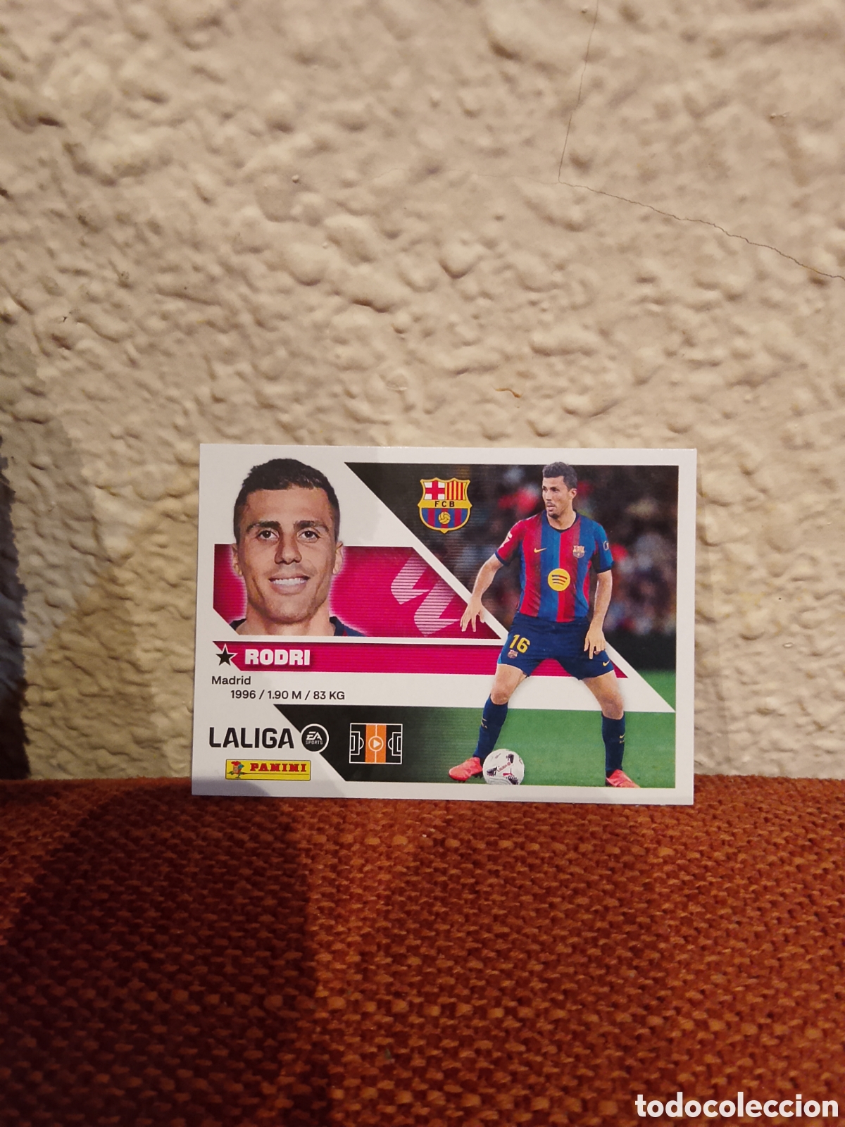 Cromos de f&uacute;tbol: Rodri FC Barcelona &uacute;ltimos fichajes 40 la liga este 26/27 2026 2027