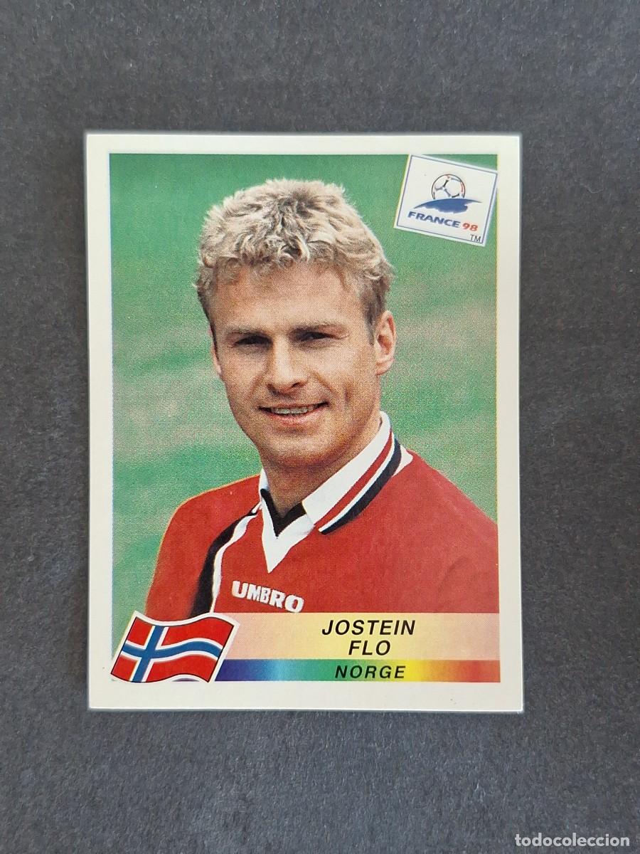 Football Stickers: L1 JOSTEIN FLO SELECCION NORUEGA 80 MUNDIAL FRANCIA 98 1998 PANINI NUNCA PEGADO SIN PEGAR
