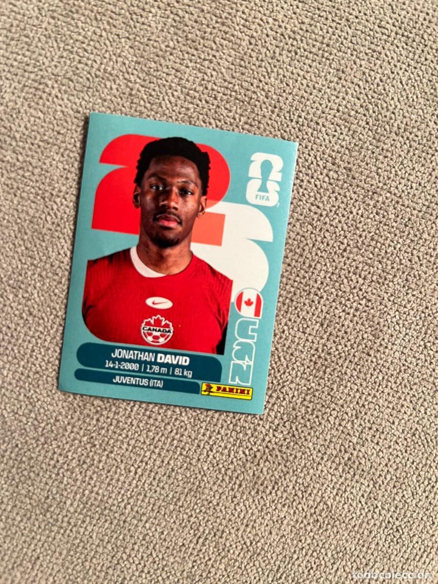 Cromos de f&uacute;tbol: 20 DAVID CANAD&Aacute; FIFA WORLD CUP 26 2026