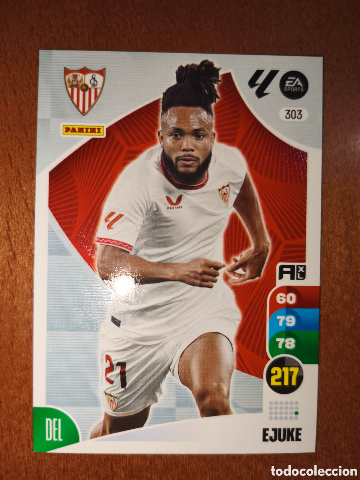 Cromos de f&uacute;tbol: Ejuke n&deg;303 Adrenalyn XL 24/25 Sevilla