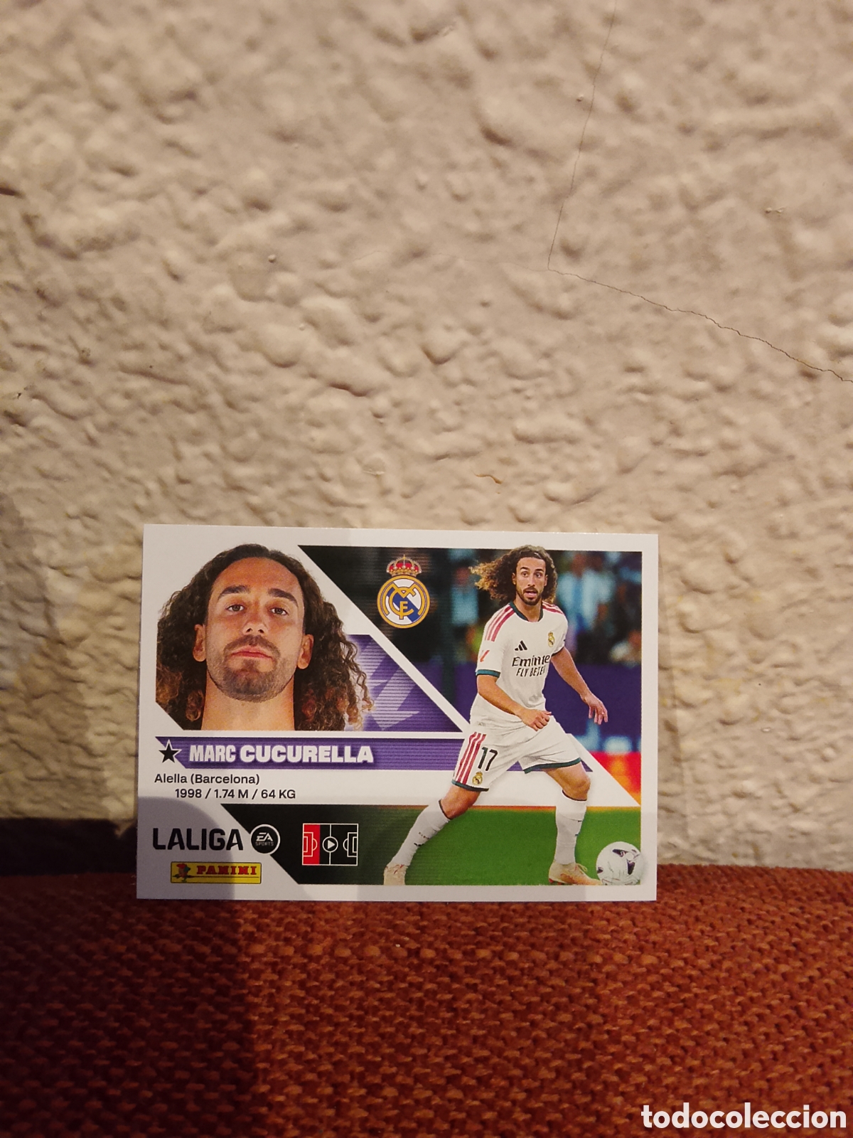 Fu&szlig;ball-Sticker: Cucurella real Madrid &uacute;ltimos fichajes 29 la liga este 26/27