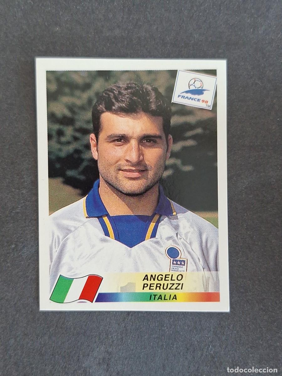 Fu&szlig;ball-Sticker: L1 ANGELO PERUZZI SELECCION ITALIA 87 MUNDIAL FRANCIA 98 1998 PANINI NUNCA PEGADO SIN PEGAR