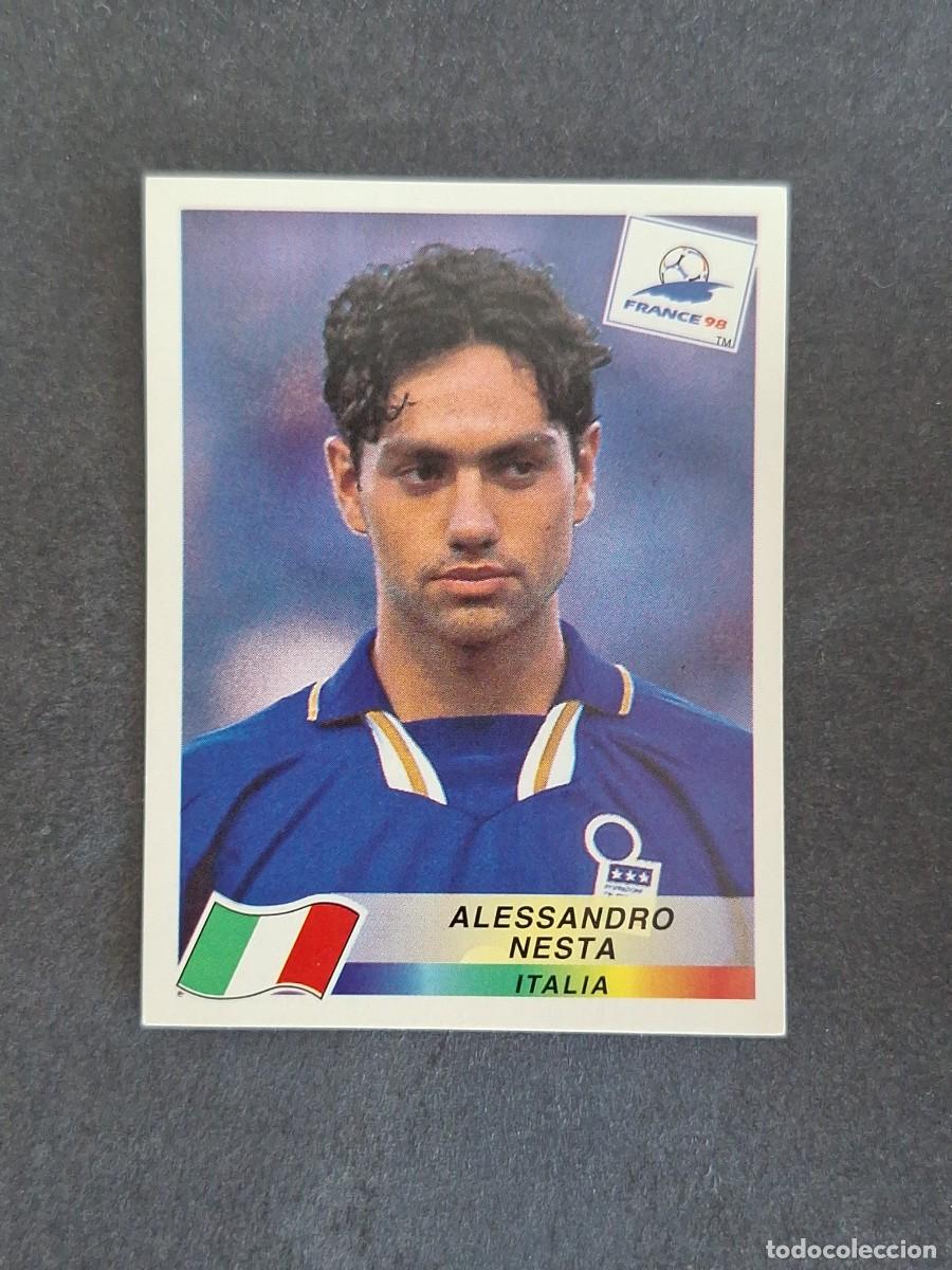 Fu&szlig;ball-Sticker: L1 ALESSANDRO NESTA SELECCION ITALIA 88 MUNDIAL FRANCIA 98 1998 PANINI NUNCA PEGADO SIN PEGAR