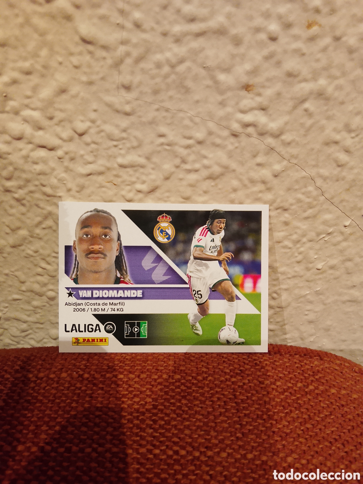 Fu&szlig;ball-Sticker: Diomande real Madrid &uacute;ltimos fichajes 39 la liga este 26/27 2026 2027