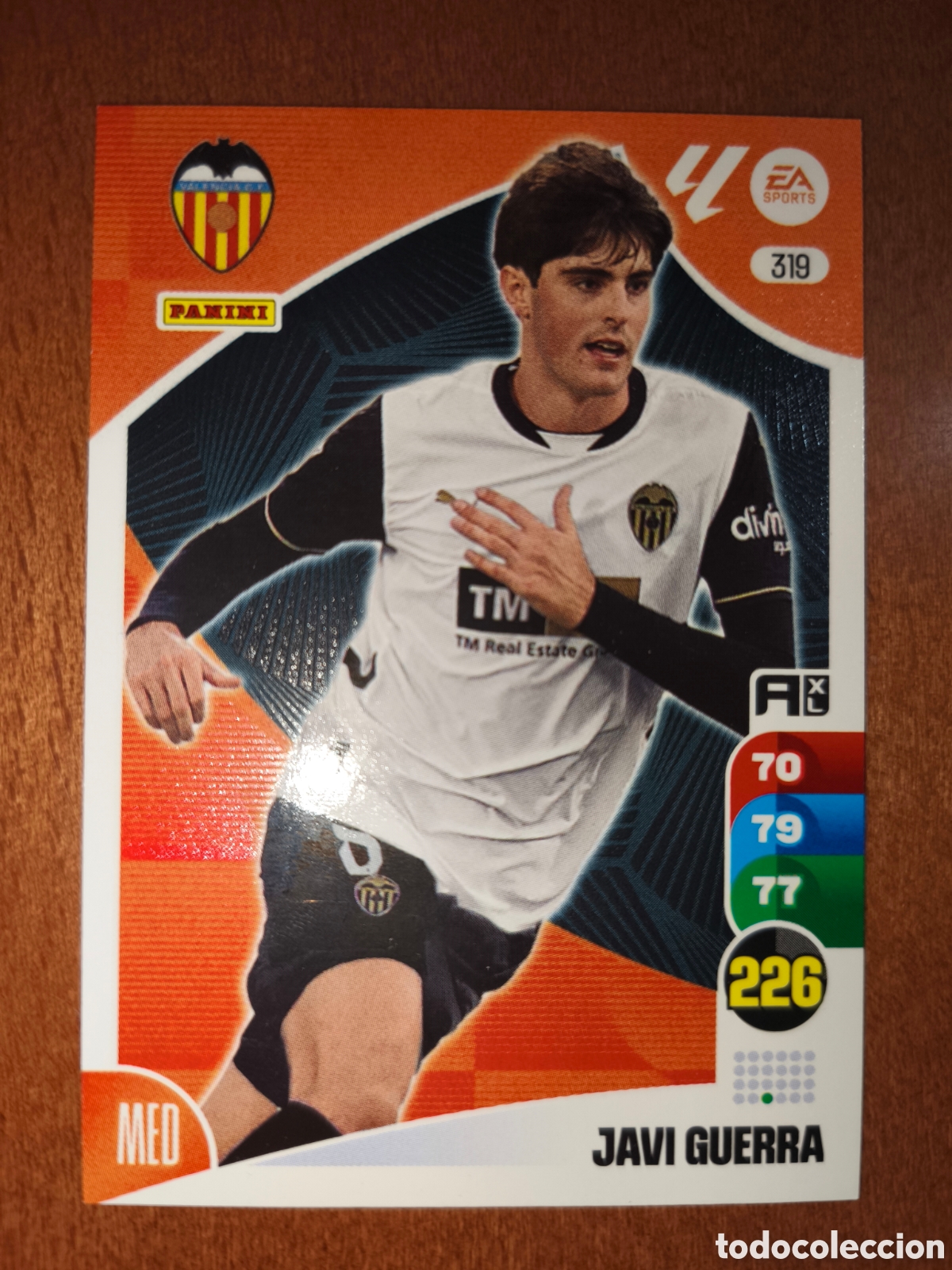 Fu&szlig;ball-Sticker: Javi Guerra n&deg;319 Adrenalyn XL 24/25 Valencia