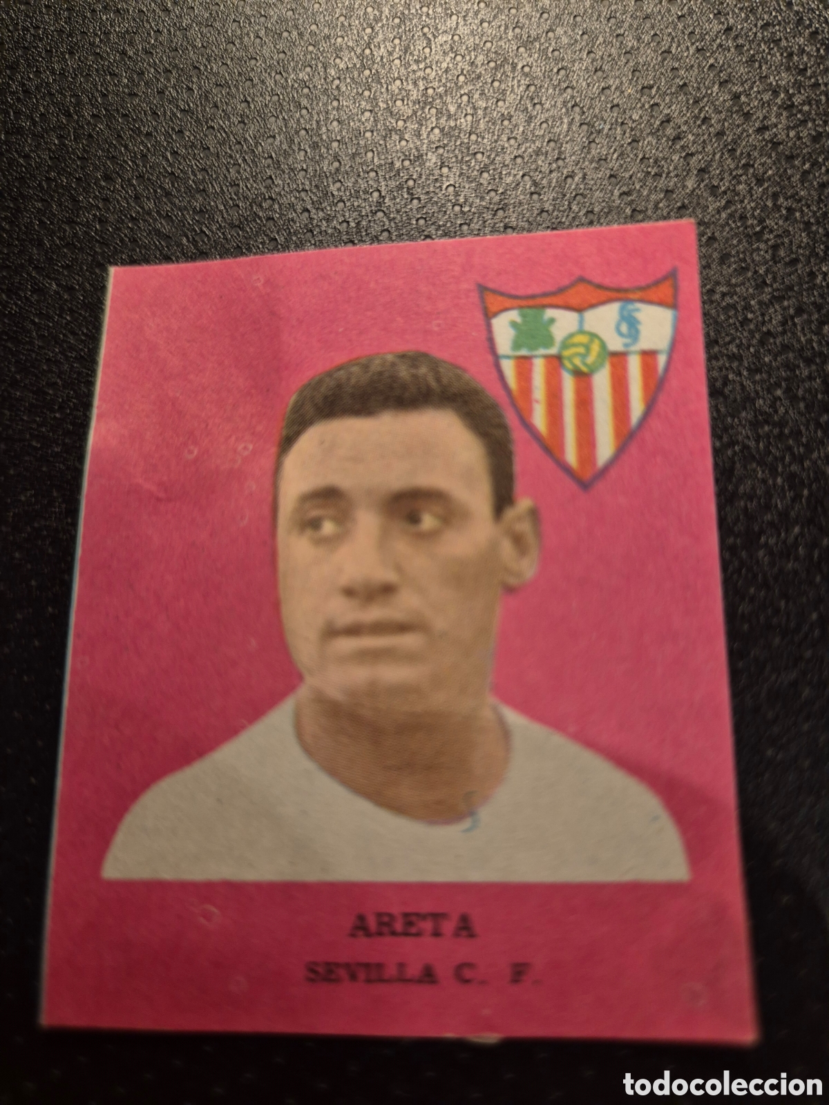 Cromos de f&uacute;tbol: ARETA SEVILLA C FFUTBOL 1963 DISGRA FHER