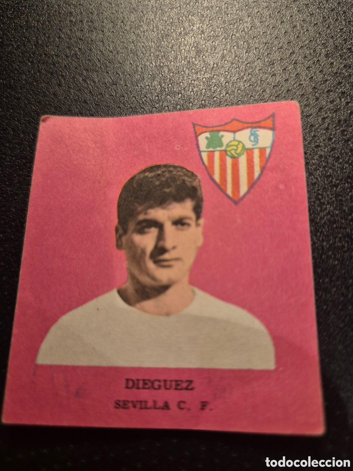 Fu&szlig;ball-Sticker: DIEGUEZ SEVILLA C FFUTBOL 1963 DISGRA FHER