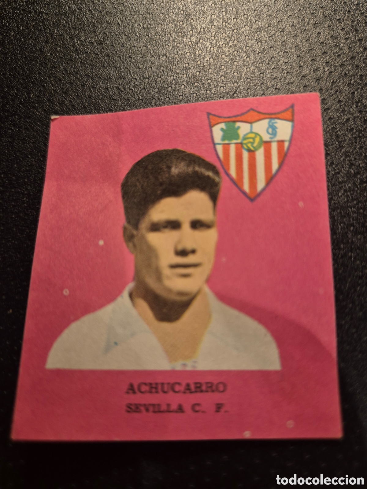 Fu&szlig;ball-Sticker: ACHUCARRO SEVILLA C F FUTBOL 1963 DISGRA FHER