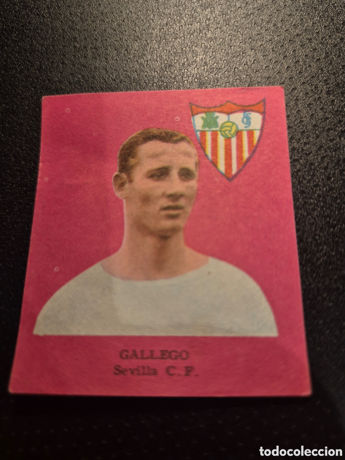 Fu&szlig;ball-Sticker: GALLEGO SEVILLA C F FUTBOL 1963 DISGRA FHER