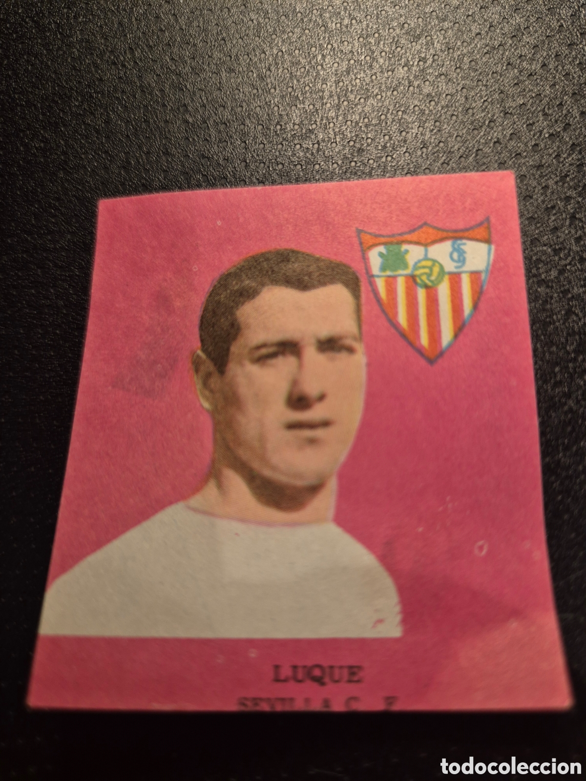 Fu&szlig;ball-Sticker: LUQUE SEVILLA C F FUTBOL 1963 DISGRA FHER