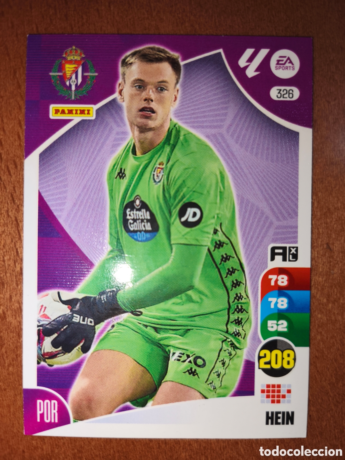 Fu&szlig;ball-Sticker: Hein n&deg;326 Adrenalyn XL 24/25 Valladolid