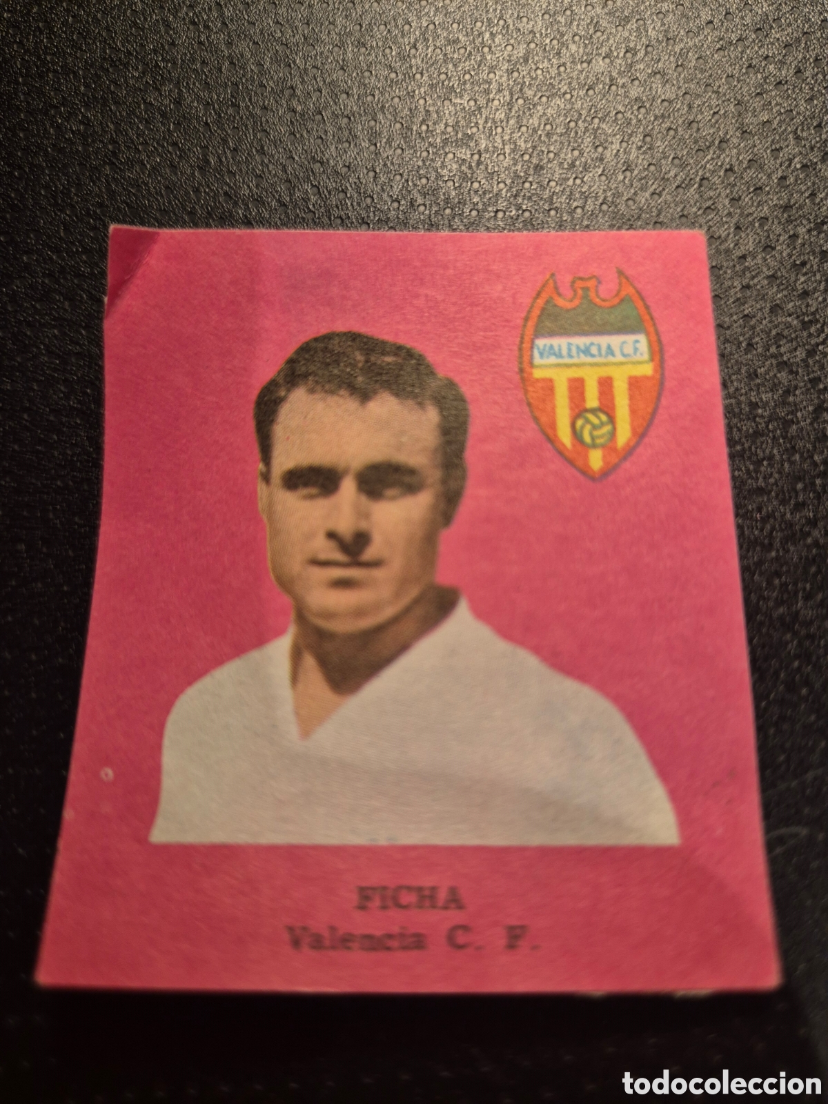 Figurine di Calcio: FICHA VALENCIA C F FUTBOL 1963 DISGRA FHER