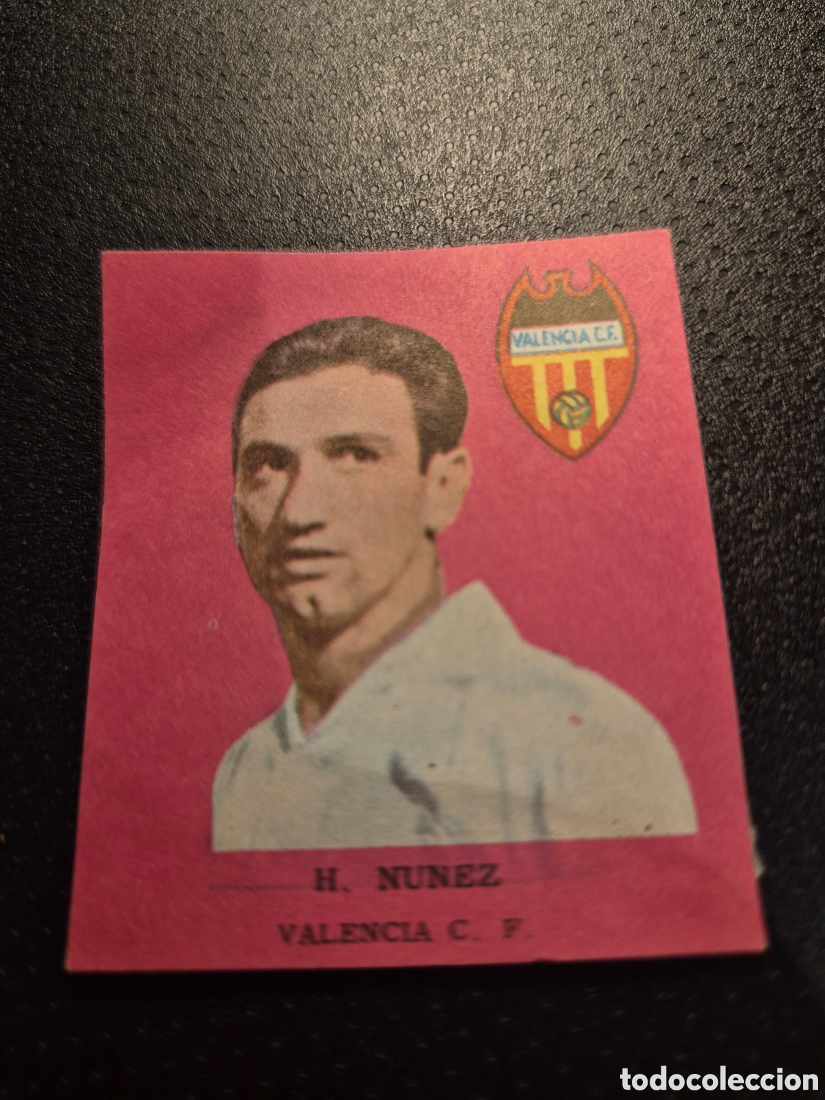 Figurine di Calcio: H NU&Ntilde;EZ VALENCIA C F FUTBOL 1963 DISGRA FHER