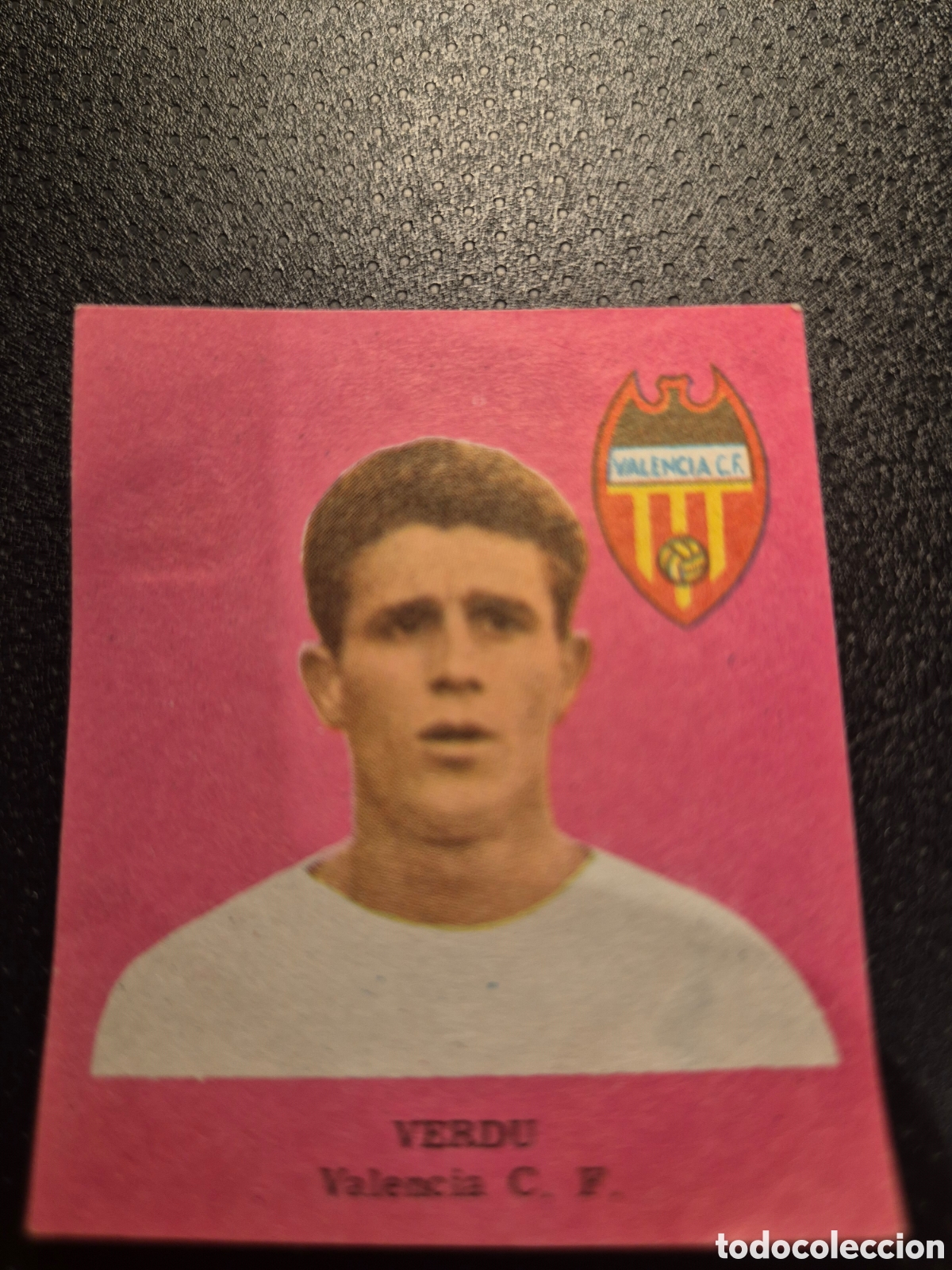 Figurine di Calcio: VERDU VALENCIA C F FUTBOL 1963 DISGRA FHER
